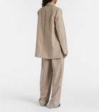 Sportmax Tubinga belted virgin wool blazer