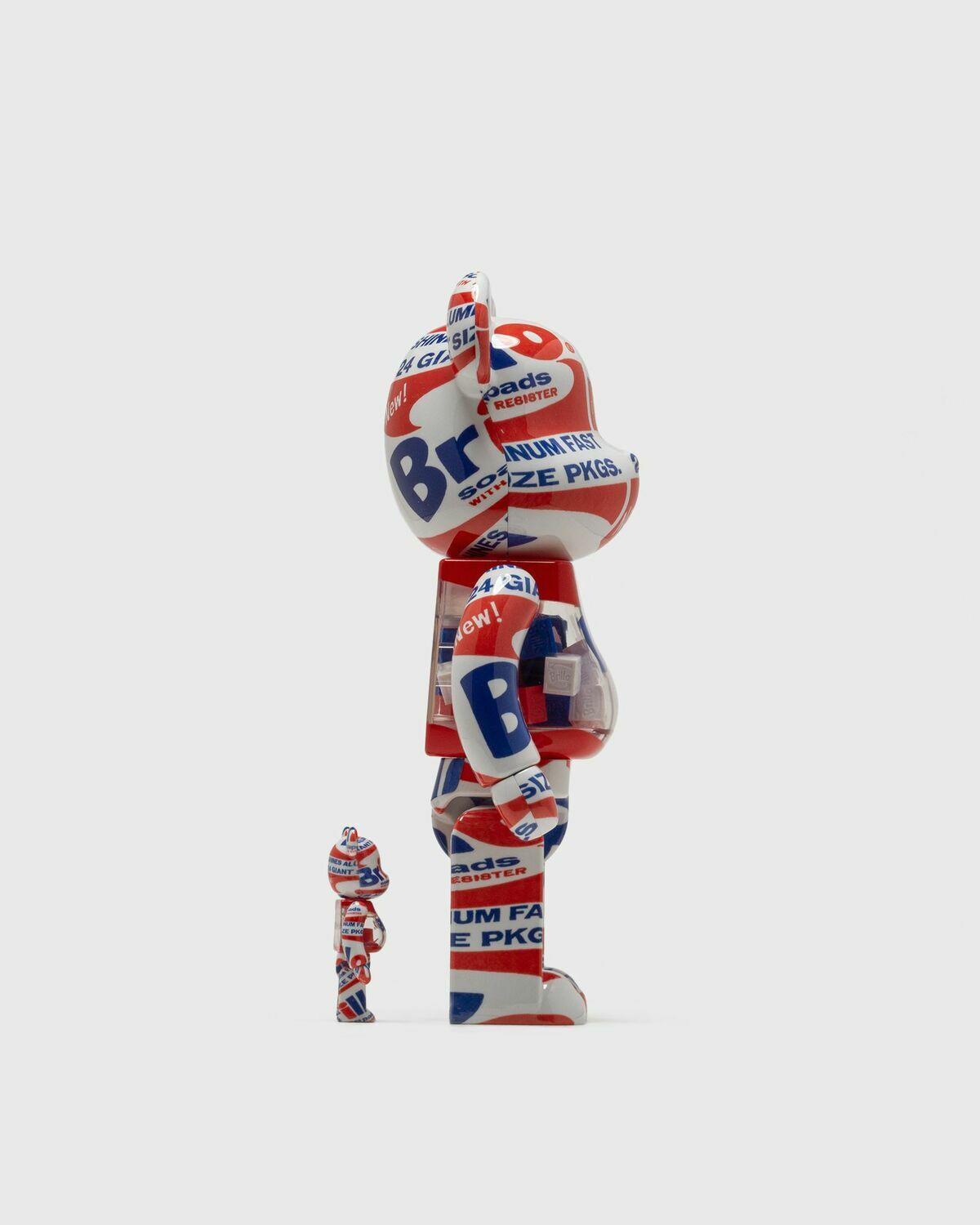 Medicom Bearbrick 400% Andy Warhol Brillo 2022 2 Pack Multi Toys 