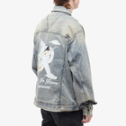 Represent Men's Storms In Heaven Denim Jacket in Blue Cream