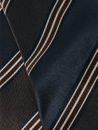 Lardini - 6cm Striped Silk-Gabardine Tie
