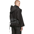 Blackmerle Black Tech Hooded Jacket