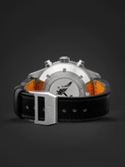 IWC Schaffhausen - Pilot's Timezoner Automatic Chronograph 46mm Stainless Steel and Leather Watch, Ref. No. IW395001