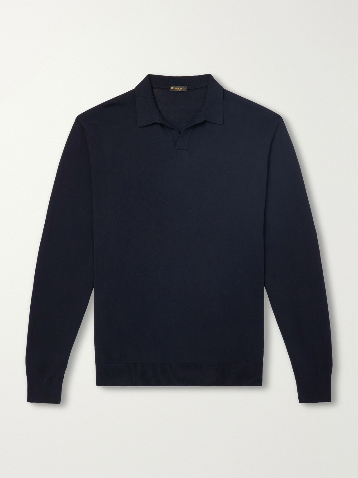 Rubinacci - Sea Island Cotton Polo Shirt - Blue