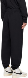 Nike Black Solo Swoosh Lounge Pants