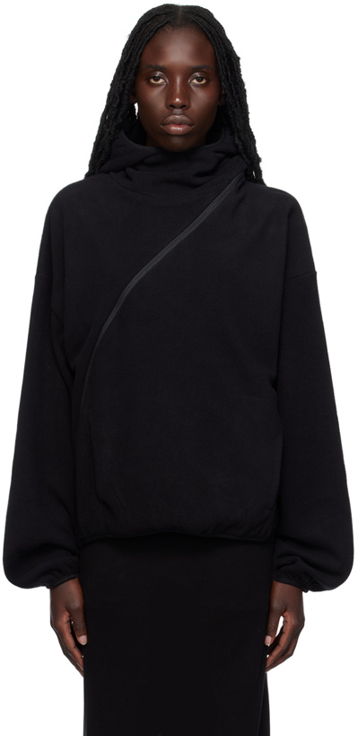 Photo: POST ARCHIVE FACTION (PAF) SSENSE Exclusive Black Hoodie