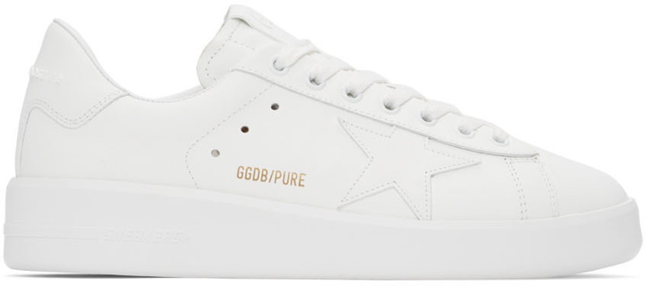 Photo: Golden Goose White Purestar Sneakers