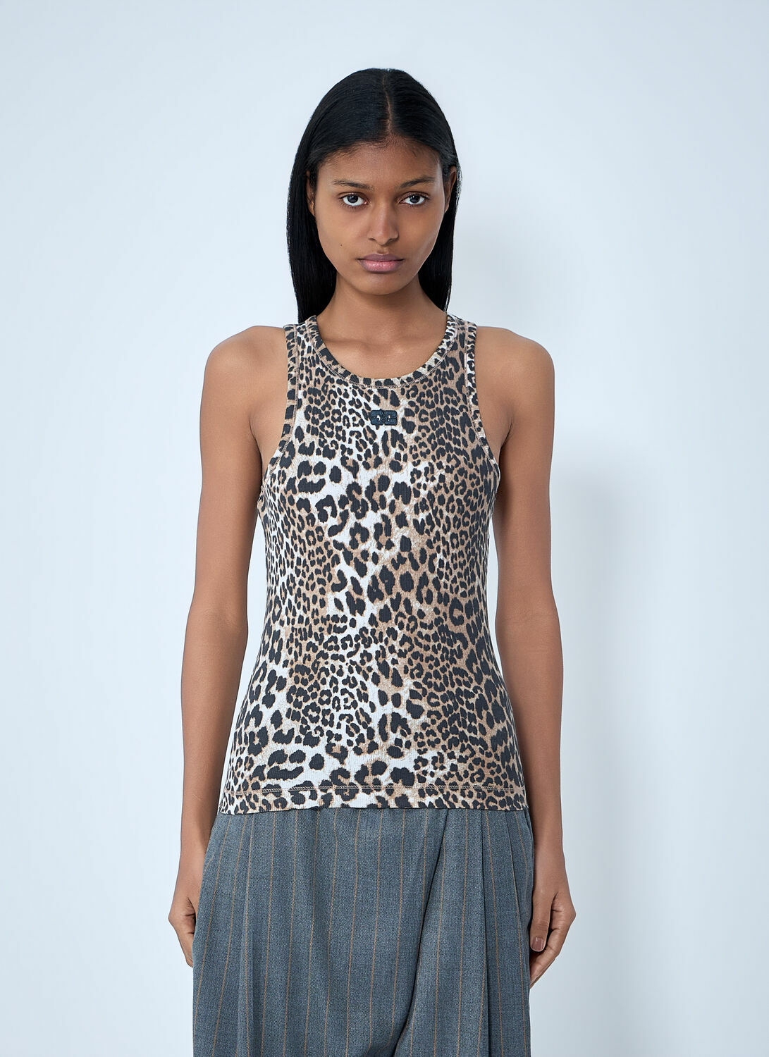GANNI Rib Tank Top
