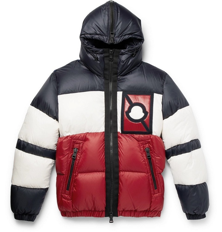 Photo: Moncler Genius - 5 Moncler Craig Green Colour-Block Quilted Shell Hooded Down Jacket - Men - Red