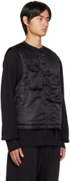 Engineered Garments Black Cover Insulated Vest