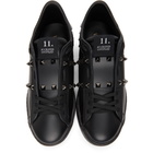 Valentino Black Valentino Garavani Rockstud Untitled Sneakers