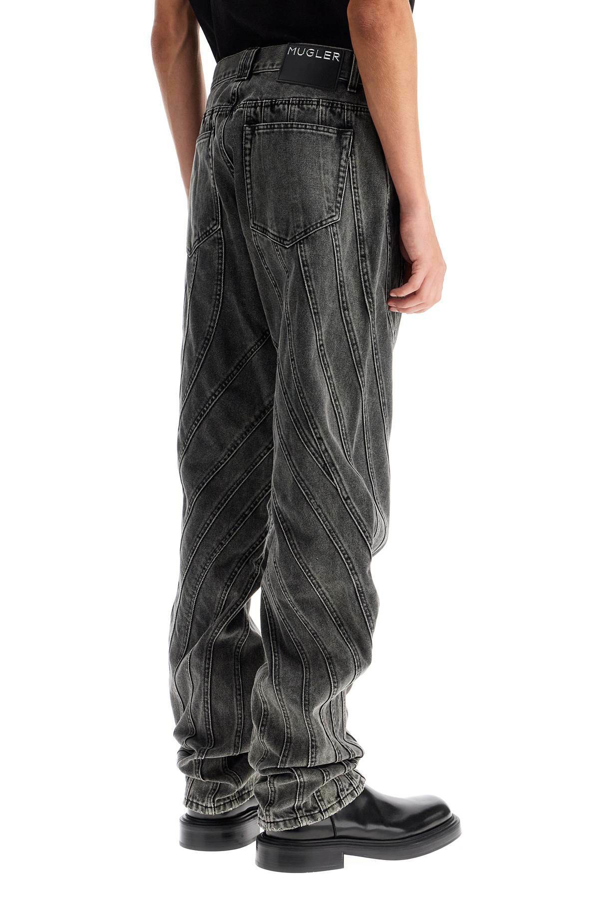 MUGLER spiral baggy Black Mugler