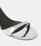 Isabel Marant Silver-toned leather heels