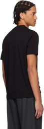 Hugo Black Gradient-Logo Cotton Jersey T-shirt