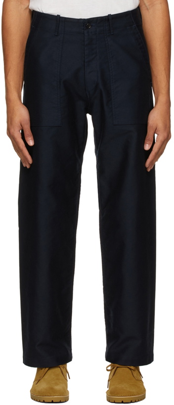 Photo: Nanamica Navy Dock Trousers