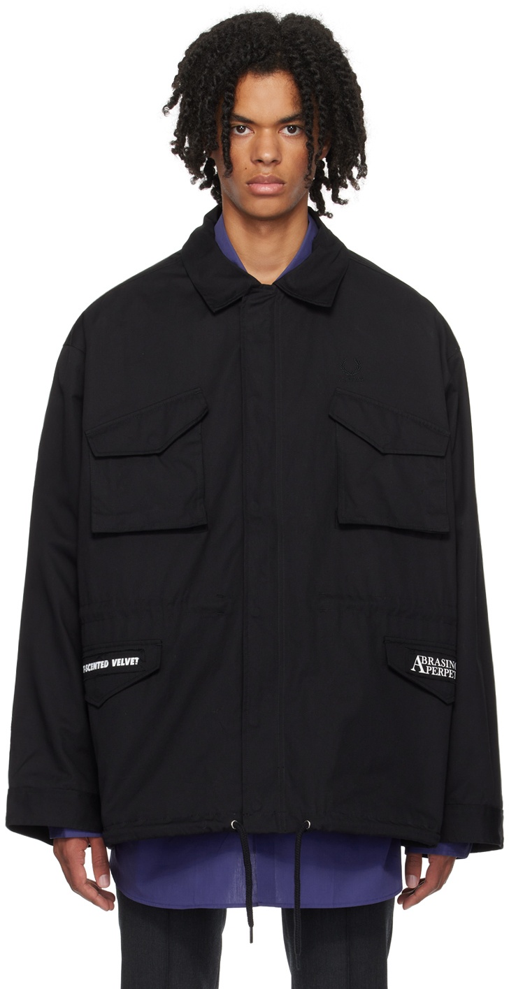 Photo: Raf Simons Back Fred Perry Edition Jacket