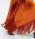 Taller Marmo Mambo tasselled kaftan maxi dress