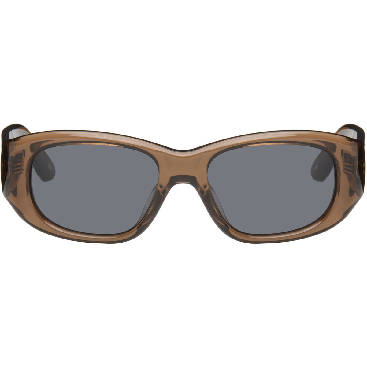 THISTLES Brown 'The Al' Sunglasses