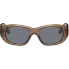 THISTLES Brown 'The Al' Sunglasses