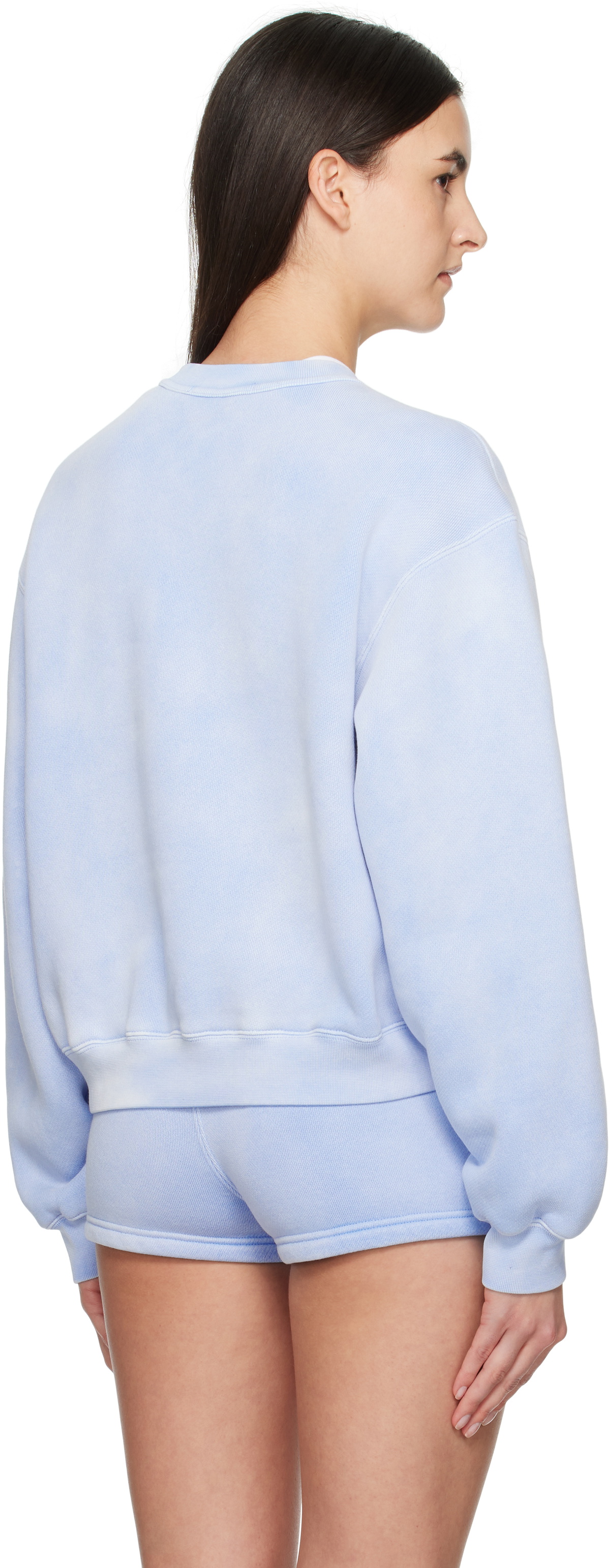 alexanderwang.t Blue Puff Logo Sweatshirt