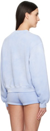 alexanderwang.t Blue Puff Logo Sweatshirt