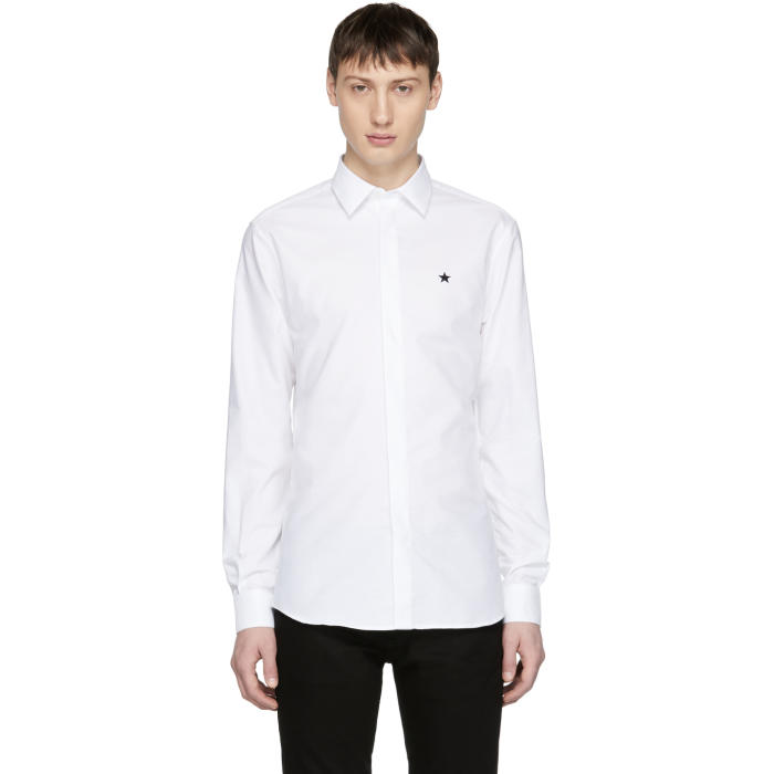 Photo: Givenchy White Embroidered Star Shirt