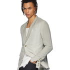 Rick Owens Grey Soft Blazer