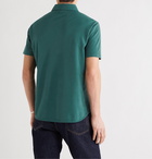 Loro Piana - Cotton-Piqué Polo Shirt - Blue