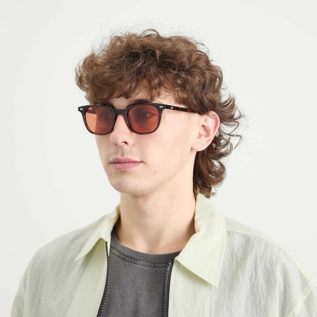 Le Specs Le Resolu Sunglasses in Dark Tort/Cinnamon Tint 
