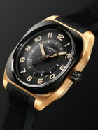 Hermès Timepieces - H08 Automatic 39mm DLC-Coated Titanium, Rose Gold and Rubber Watch, Ref. No. 060124WW00