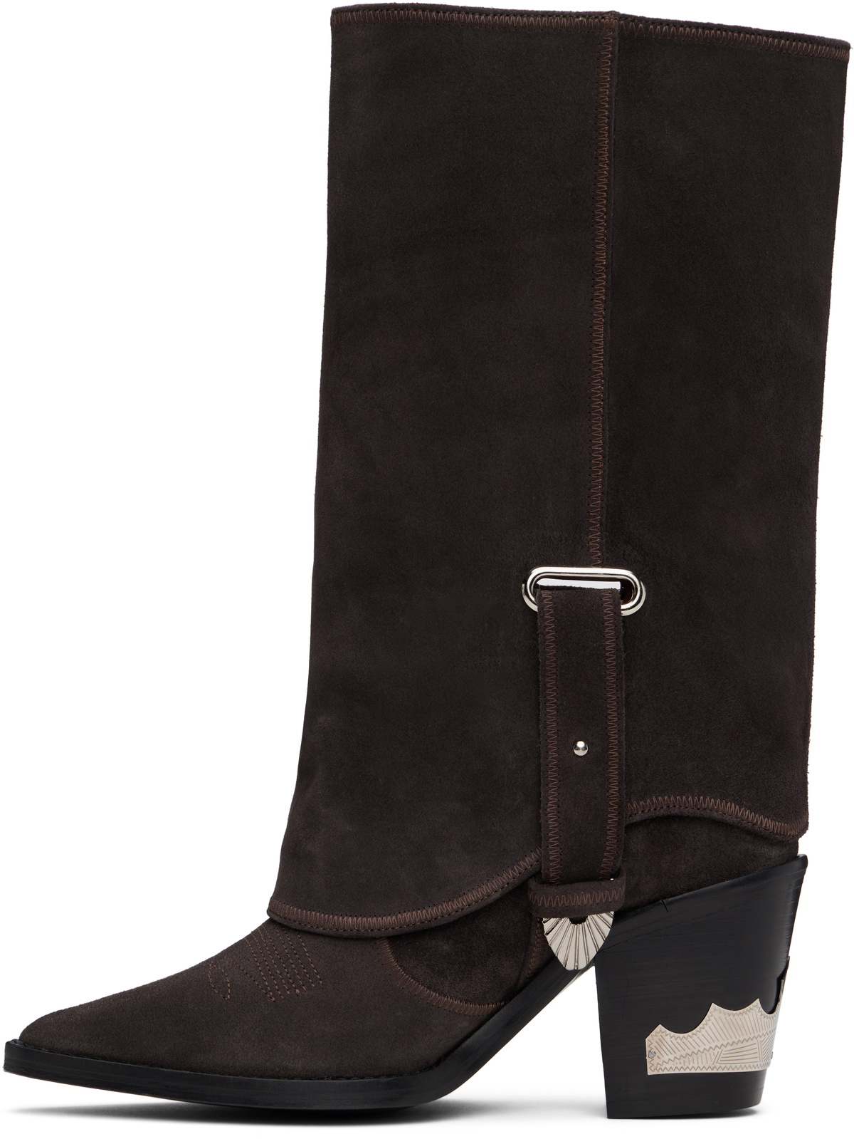Toga Pulla SSENSE Exclusive Brown Western Style Boots