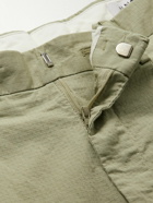 NN07 - Bill 1449 Straight-Leg Stretch Organic Cotton Ripstop Shorts - Green