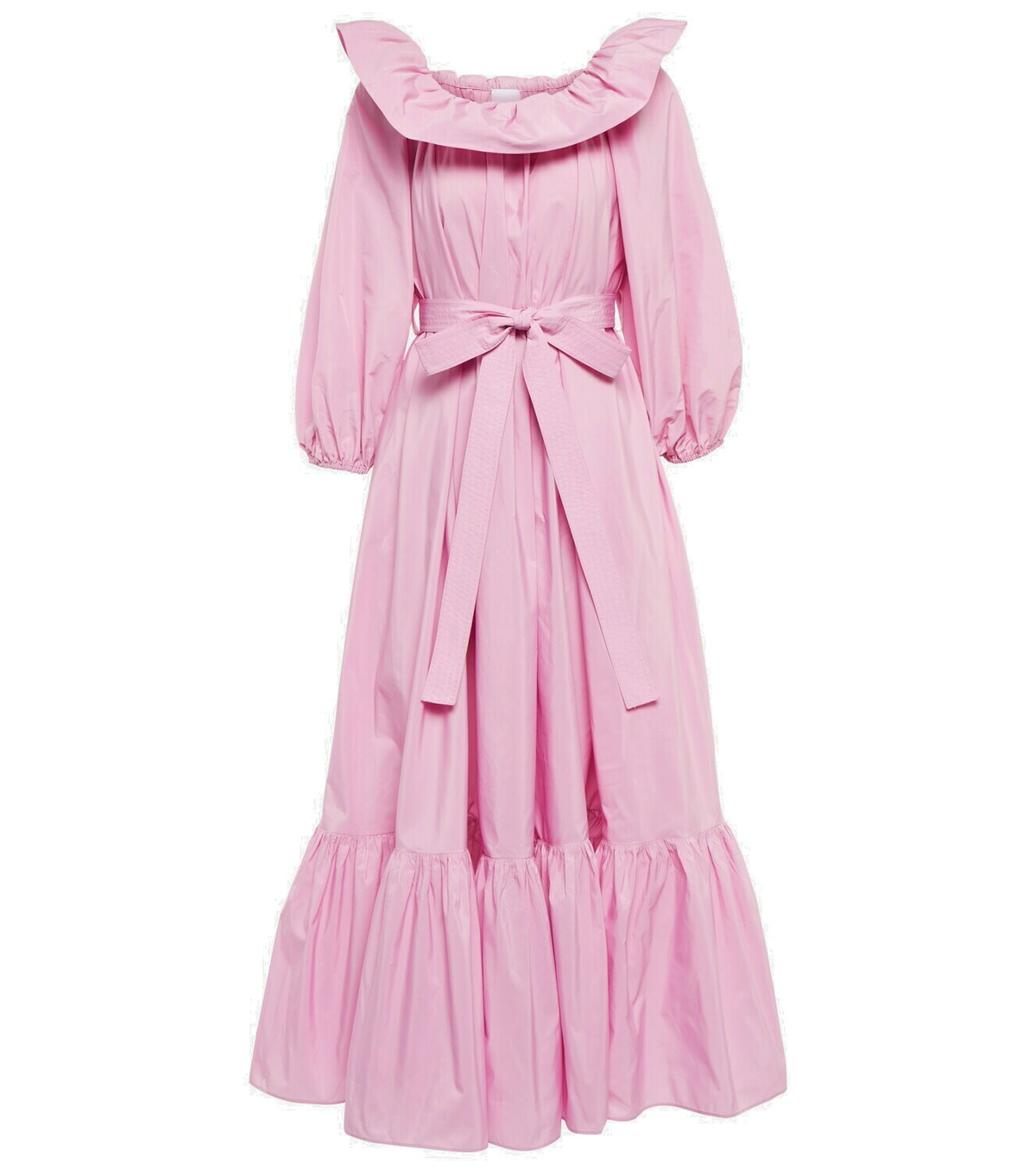 大人気 【PATOU】 Off-shoulder faille maxi dress ワンピース Patou | Off-the-shoulder maxi dress in eco-friendly faille