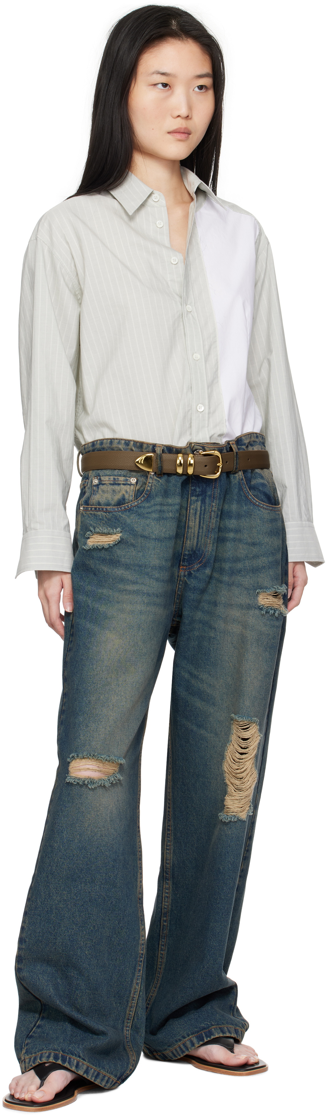 The Bradlee Tan Calfskin Belt