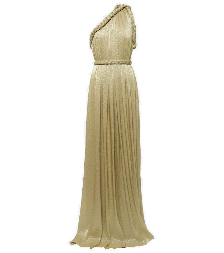 Photo: Costarellos Isilda one-shoulder gown