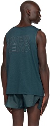 OVER OVER Blue Sport Tank Top
