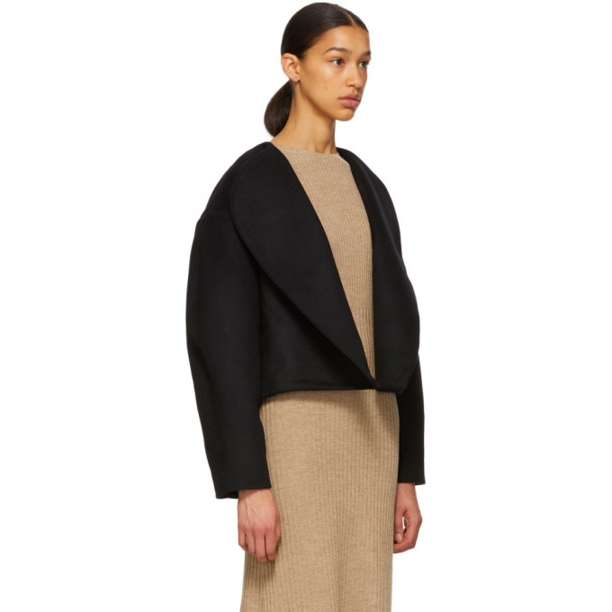 Toteme Black Wool Bellac Jacket Toteme