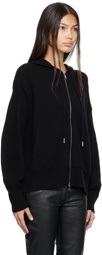 Moncler Black Cashmere Hoodie