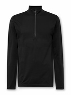 Lululemon - Metal Vent Tech Perforated Stretch-Mesh Half-Zip Top - Black