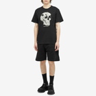 Alexander McQueen Men's Responsible Skull Print T-Shirt in Black