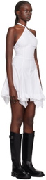 Ludovic de Saint Sernin White Ice Skating Minidress