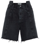 Agolde - Pieced Angled denim shorts