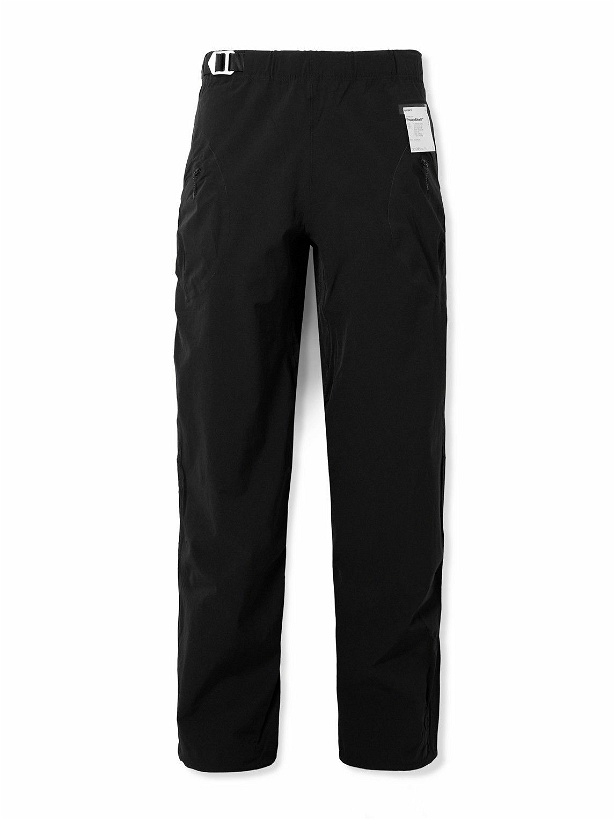 Photo: Satisfy - Straight-Leg Belted PeaceShell™ Trousers - Black