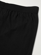Fear of God Essentials - Logo-Appliquéd Cotton-Blend Jersey Shorts - Black