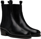 LEMAIRE Black Vegetable-Tanned Chelsea Boots