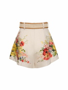 ZIMMERMANN - Alight Tuck Linen Shorts