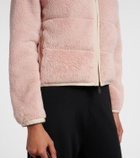 Moncler Grenoble Down-paneled zip-up hoodie