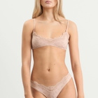 SKIMS Women's Fits Everybody Lace Dipped Thong in Mica Sketched Hearts