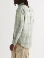 Auralee - Checked Wool-Blend Shirt - Green