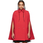 RED Valentino Red Double-Breasted Coat