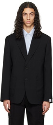 Winnie New York Black Topstitched Blazer